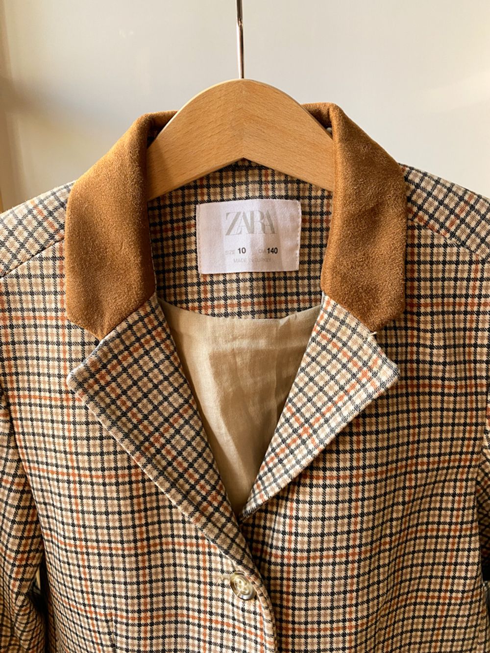 Новый хлопковый жакет Zara, 140