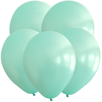 Шар 5" Морская волна пастель/ Sea green ВС