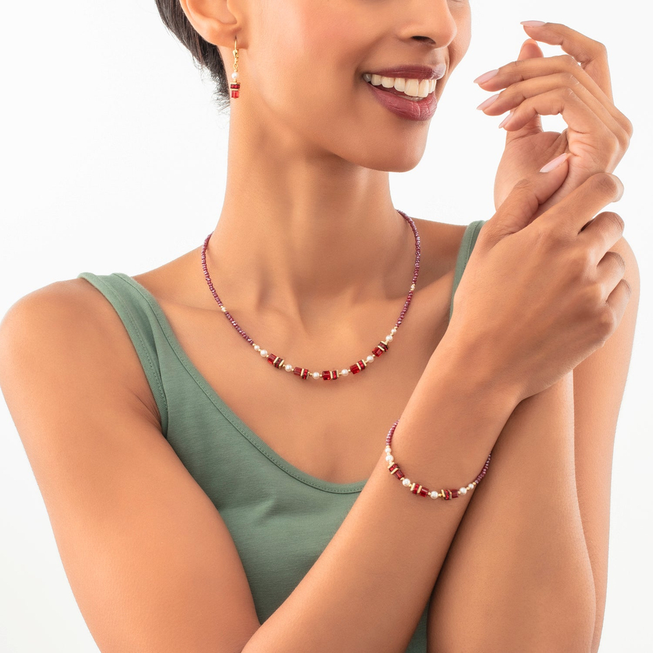 Колье Coeur de Lion Red 4567/10-0300