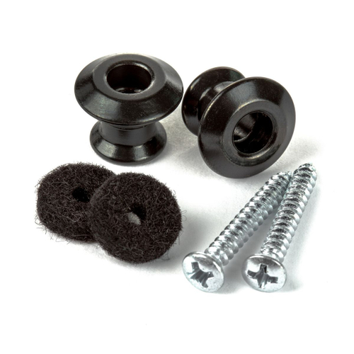 Dunlop 2PSLS033BK Straplok Dual Design Strap Button Set