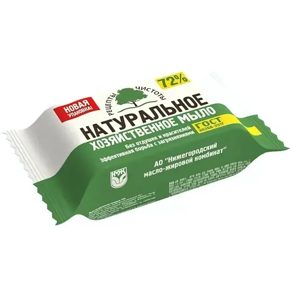 Мыло хозяйственное НМЖК Рецепты чистоты 72% 150г