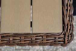 "Бергамо" плетеный обеденный стол, цвет коричневый