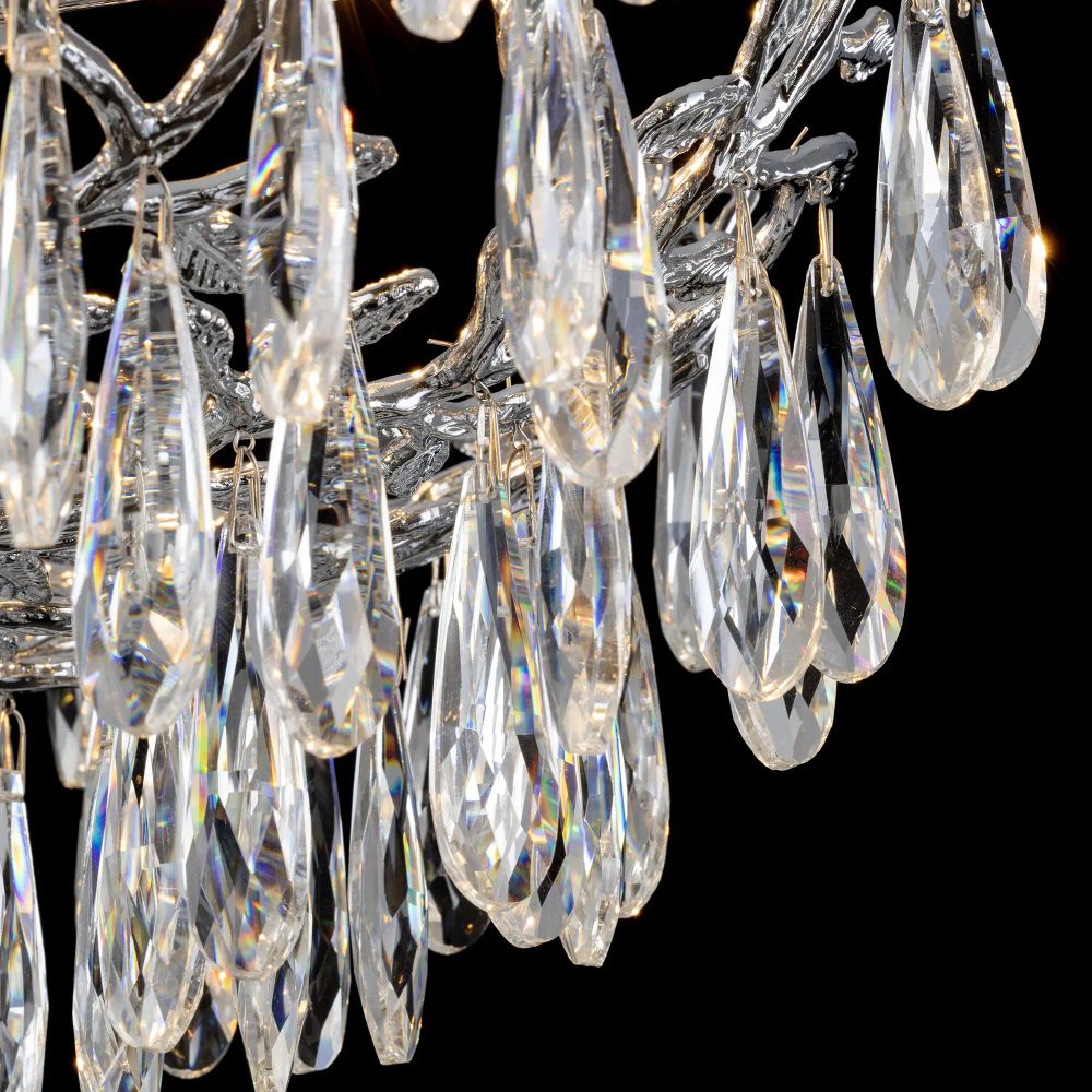 Citilux RITZ CL310061 Люстра хрустальная подвесная Хром