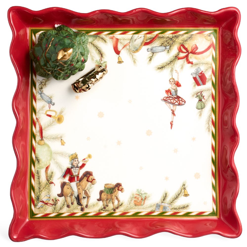 БЛЮДО СЕРВИРОВОЧНОЕ 19,4Х19,4Х8 СМ