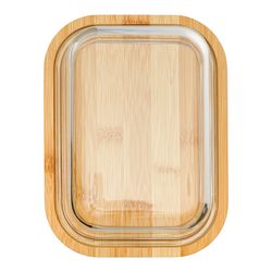 Масленка стеклянная, 18х14х6 см