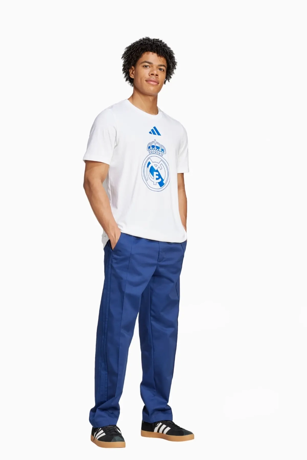 Футболка adidas Real Madrid 24/25 DNA Graphic Tee - белый