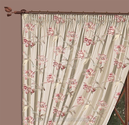 Шторы блэкаут: Фрейзи  (арт. 1114-2)  - (170х270)х2 см. - розовые