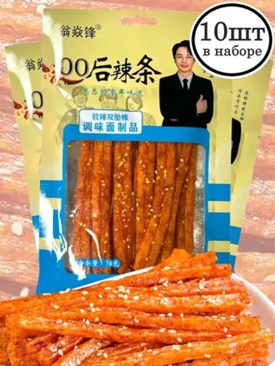 Острая азиатская закуска с кунжутом Латяо 76 г * 10 шт