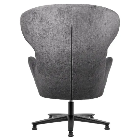 Кресло Teddy серый шенилл