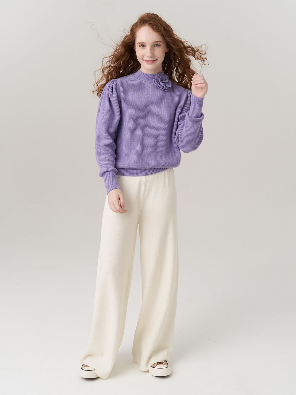 Джемпер для девочки AT1062 лавандовый