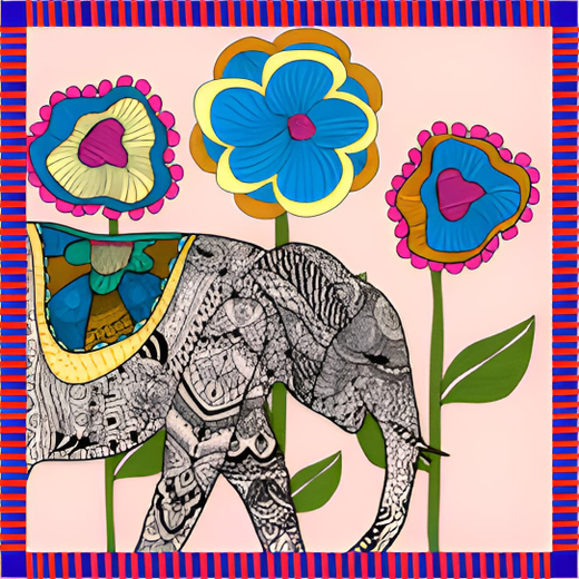 Платок 52x52 см AV-HS23203