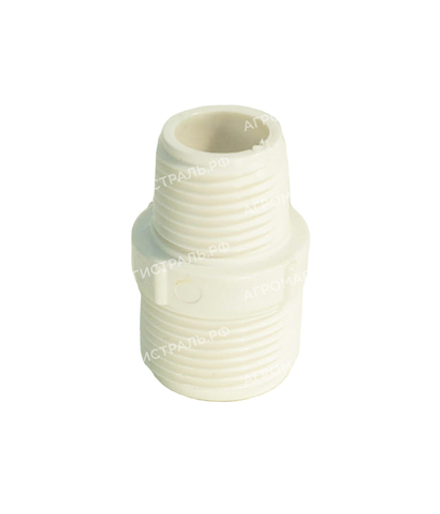 Ниппель PVC 3/4"x1/2" нар