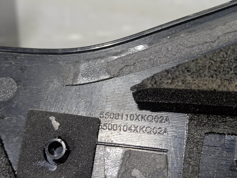 Накладка стойки двери задней левой Haval F7x 1 19-24 Б/У Оригинал 5500104XKQ02A8D