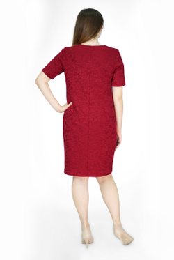 Нарядное платье 1612оп, Темно-Красный #250ТК051612оп