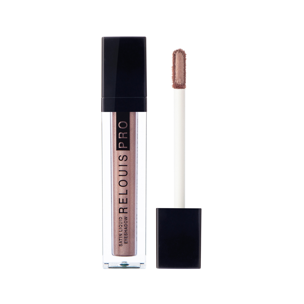 Тени для век жидкие сатиновые тон 22 Bronze N\'Roses «Relouis PRO Satin Liquid» 5 мл