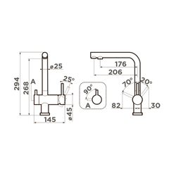 Кухонный смеситель Omoikiri Nagano-IB