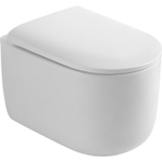 Унитаз подвесной Boheme Flow 969-SET-W, белый с крышкой-сиденьем с микролифтом