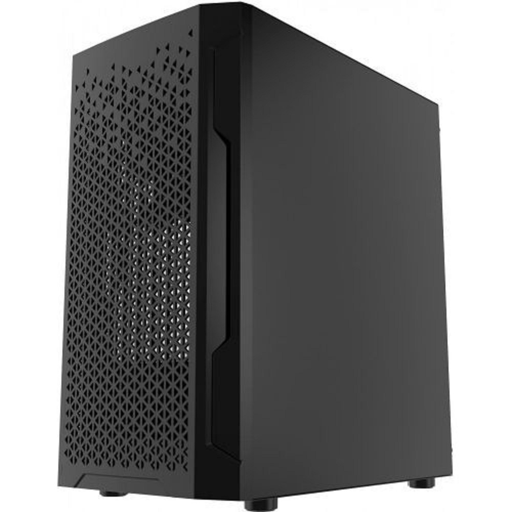 Powercase Корпус Mistral Micro Z2B SI, Non Window, Mesh, 2x 120mm fan, чёрный, mATX  (CMIMZB-F2SI)