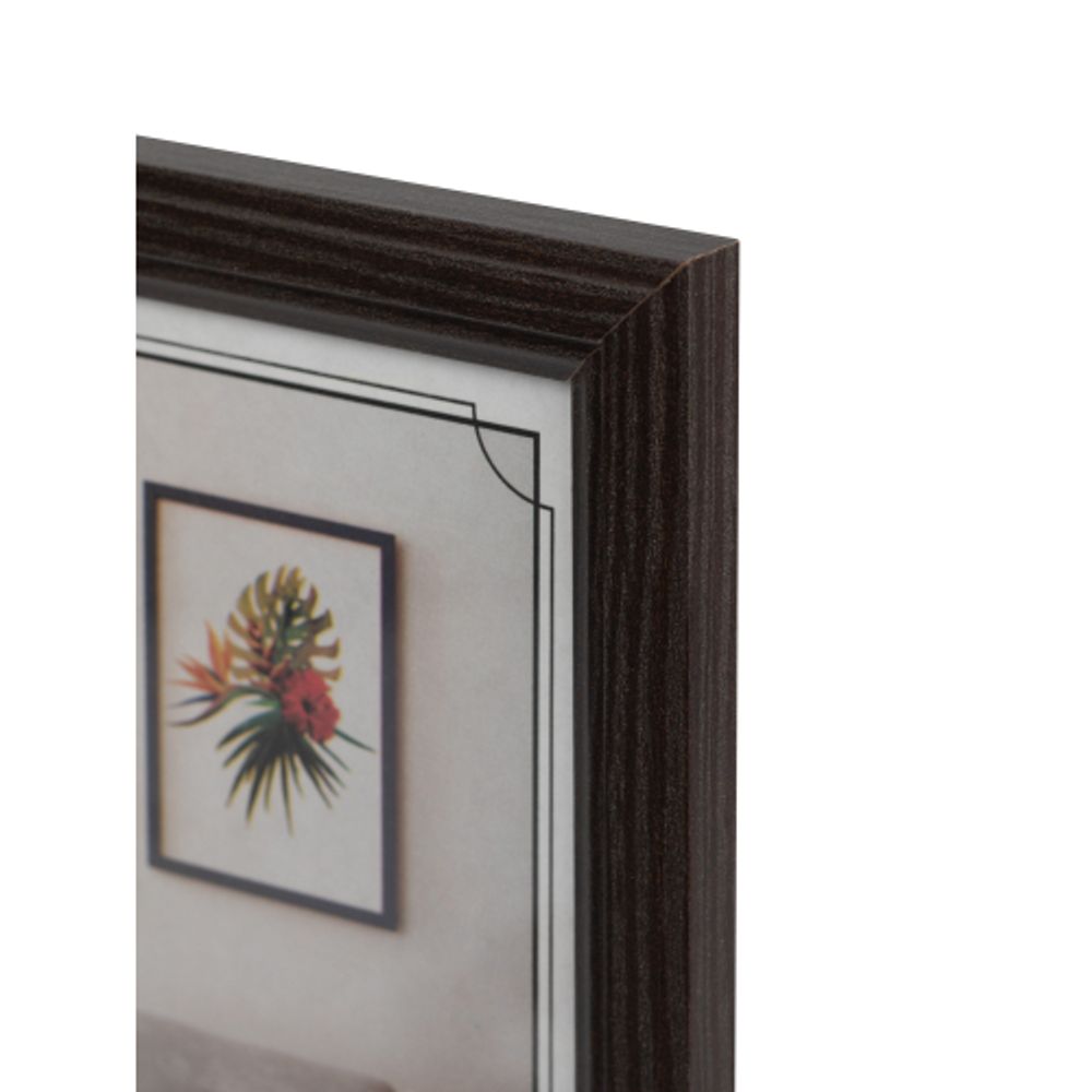 Фоторамка Image Art С22 МДФ универсальная 21х30 цвет венге вставка прозрачный пластик | Image Art