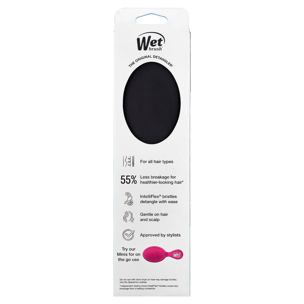 Wet Brush, Original Detangleler®, холодный черный, 1 шт.