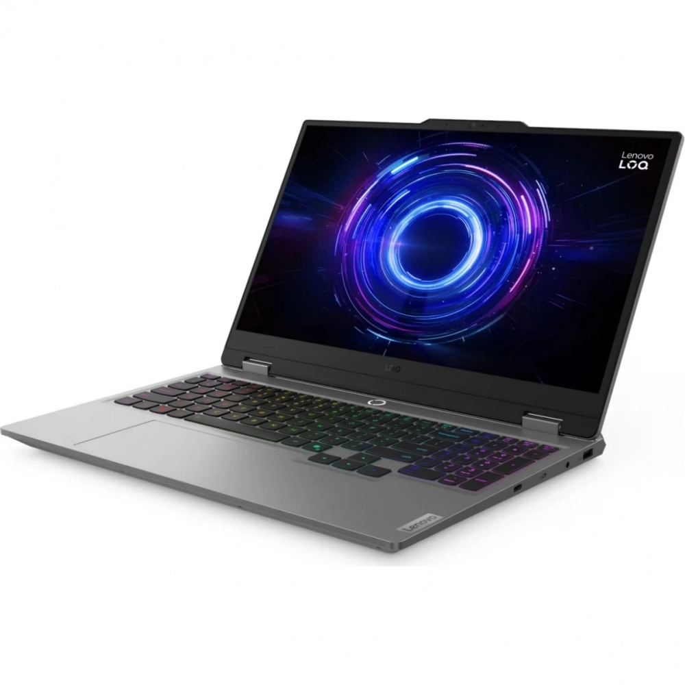Ноутбук Lenovo LOQ 15IRX10 Intel Core i5-13450HX/16Gb (1*16 D5)/SSD512Gb/RTX5050 8Gb (100W)/15.6"/IPS/FHD/1920x1080/144Hz/Win11 (SL English)/RJ-45/Luna Grey/2.4kg (83JE002KUS)