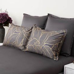 Беверли (антрацит) КПБ сатин Евро 4н