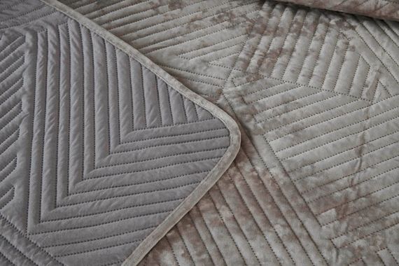 Патрисия (беж 1) Покрывало 160х220