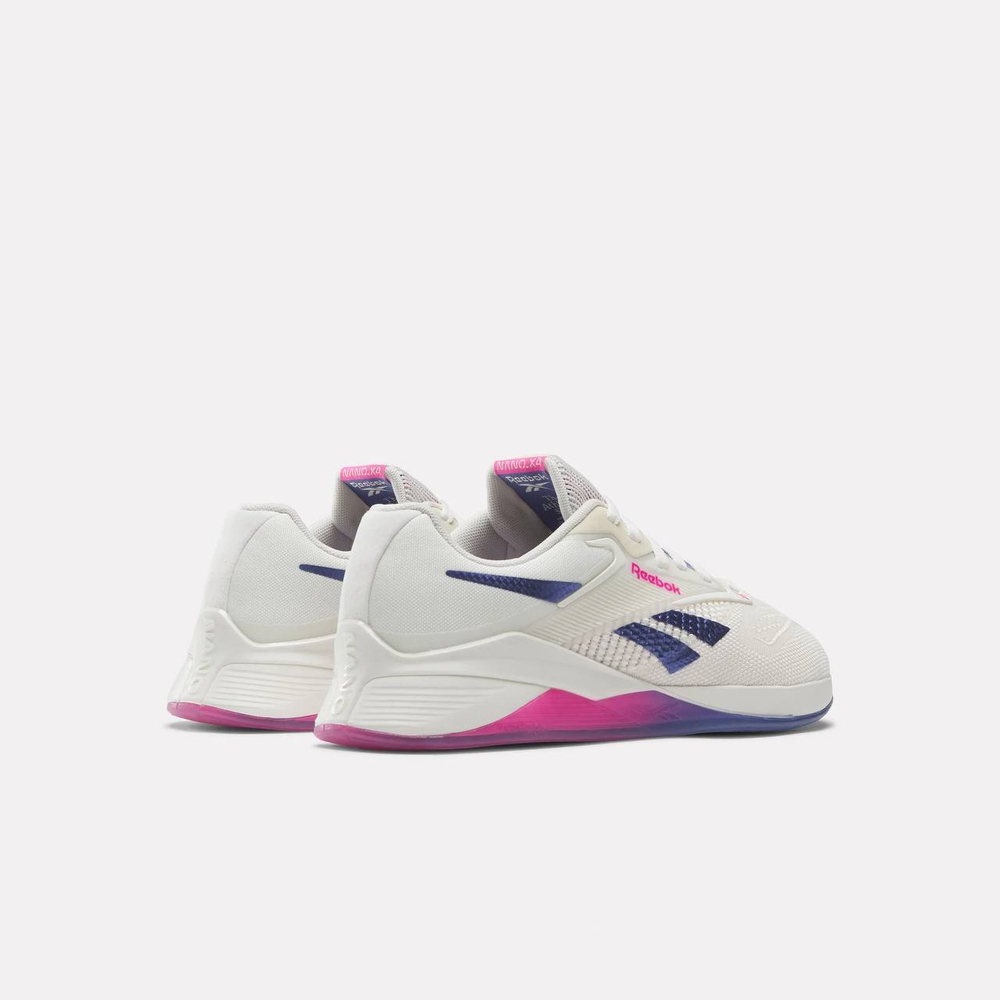 Кроссовки женские Reebok Nano X4 (Бело-Синие)