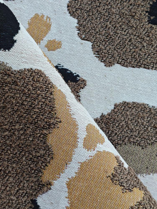 Шенилл Шкура коровы каштан