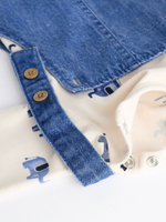 Боди и джинсовый комбинезон в комплекте для малышей Next Q96-670, Синий