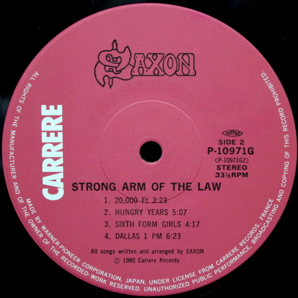 Saxon / Strong Arm Of The Law (LP)