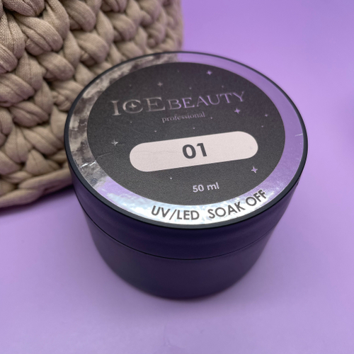 IceBeauty Fast gel 01 Nude beige, 50 мл