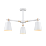 8097/3C MODERNI LN25 269 белый/белый металл, дерево/металл Люстра потолочная Е27 3*60W 220V ROSALINA