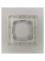 Рамка 1-я серебряный WL12-Frame-01 Stream Серебро