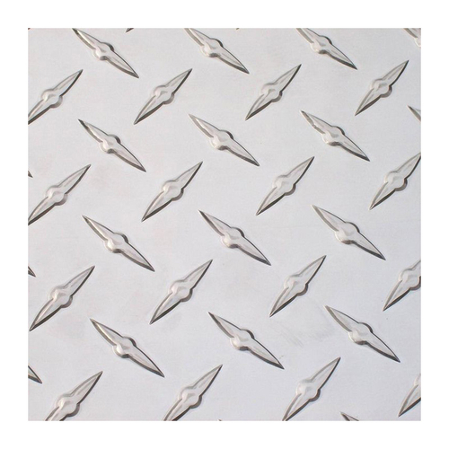 Лист алюм. рифленый "Бриллиант", 1200х600х1,5 мм