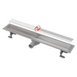 АР Комплект дренажного канала 610 мм с комбинированной решёткой 550 мм, AP-KIT-Z13FG550-WF