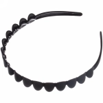 Ободок для волос пластиковый «Province - Sofia», кружки, микс 6 цветов, 1,2 см