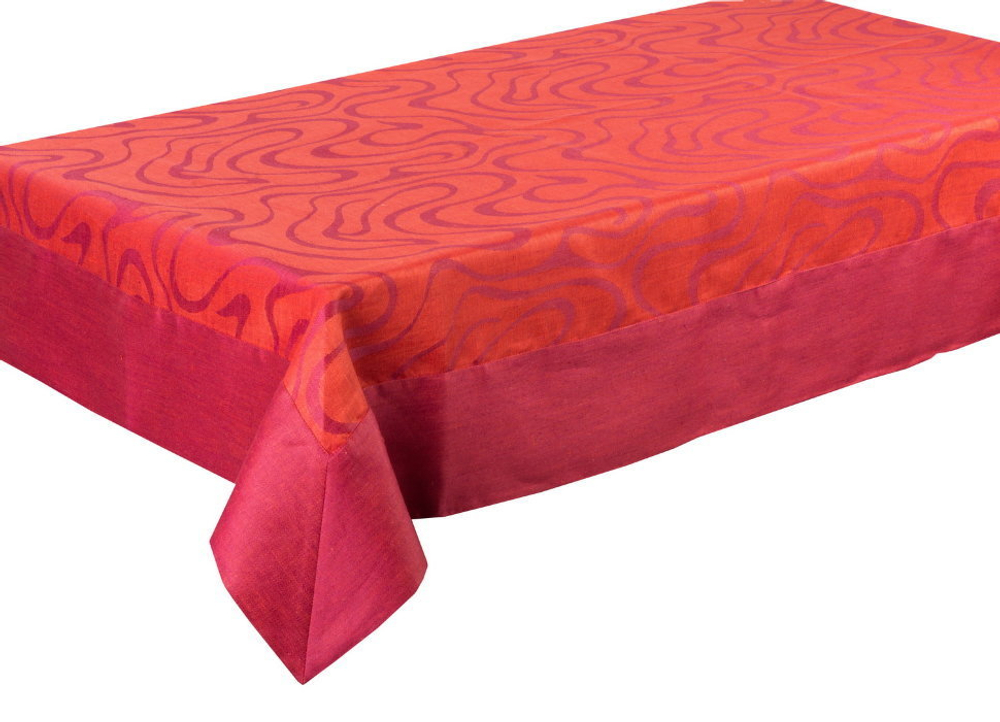 Скатерть 175x270 Zanotto Хариес бордовая
