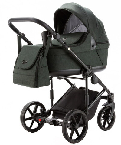 Детская коляска Adamex Locco Light 2 в 1 LL-TK105 TIP (ТЕМНО-ЗЕЛЕНЫЙ)