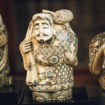 «Семь богов счастья».Композиция из 7 больших фигур