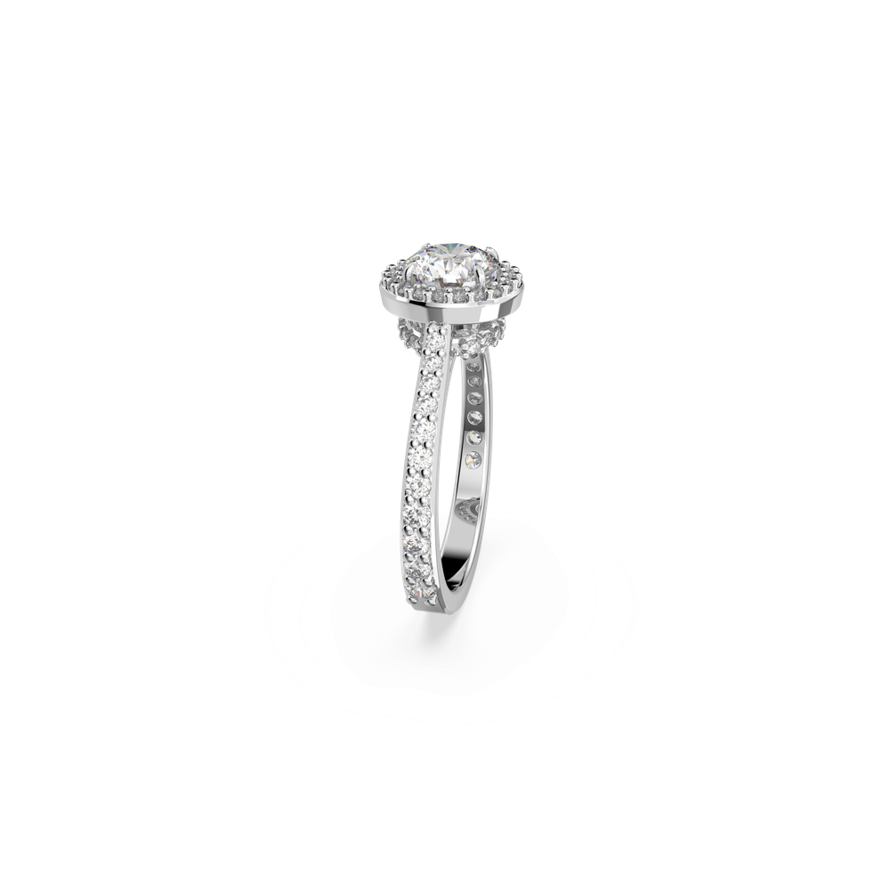 CONSTELLA:RING RND PV L WHITE/RHS 55