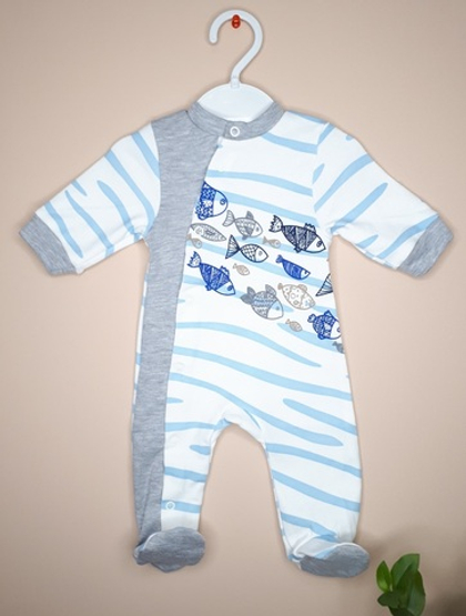 Комбинезон FISH (голубой)