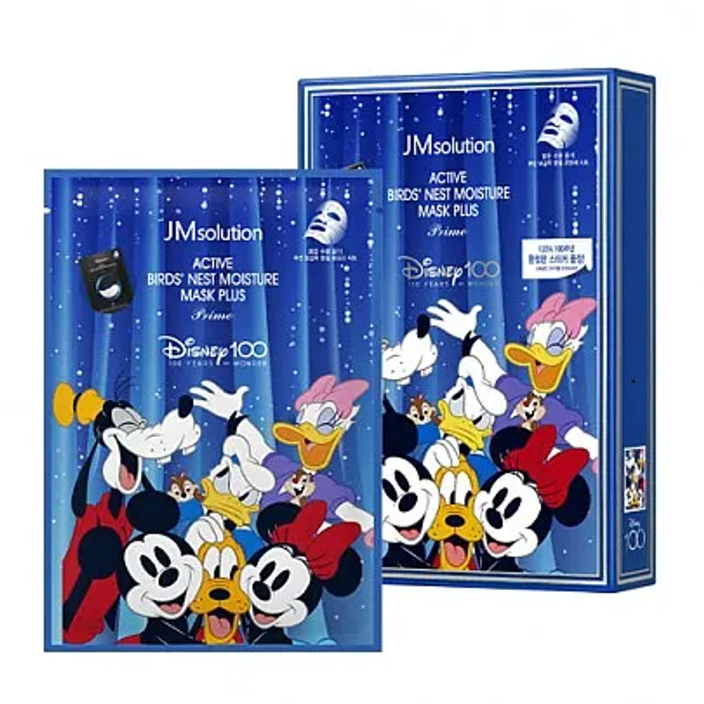 JMsolution Active Birds&#39; Nest Moisture Mask Plus Disney тканевая маска с ласточкиным гнездом