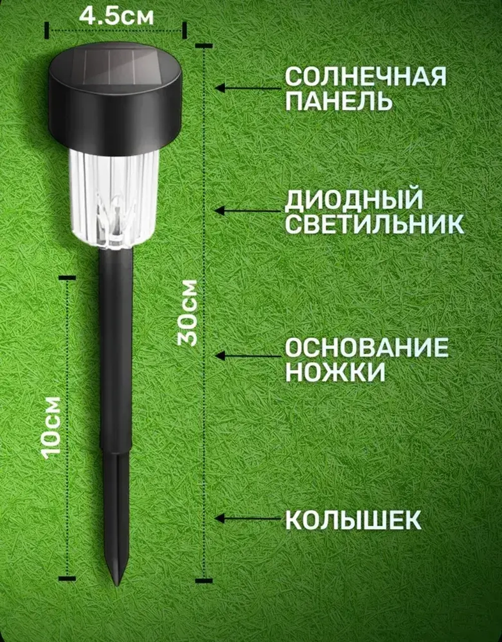 Уличный светильник Уличный светильник - 12 шт , 1.2W