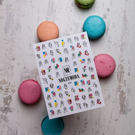 Наклейки NogteModa №073