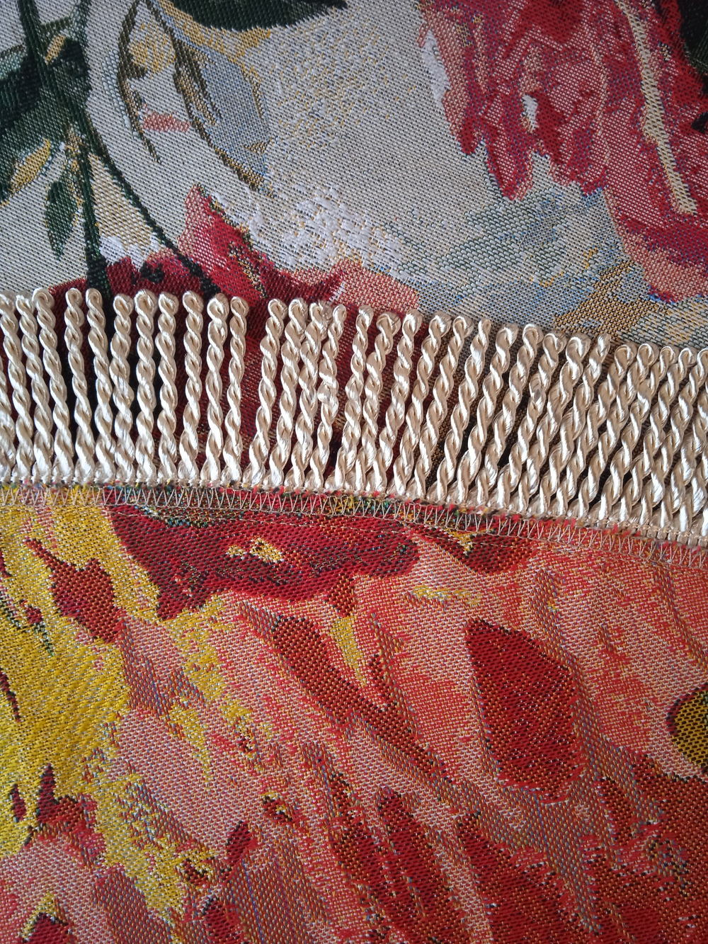 Гобеленовая скатерть Акварельные розы D 200 см