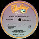 Laid Back / ...Keep Smiling (LP)