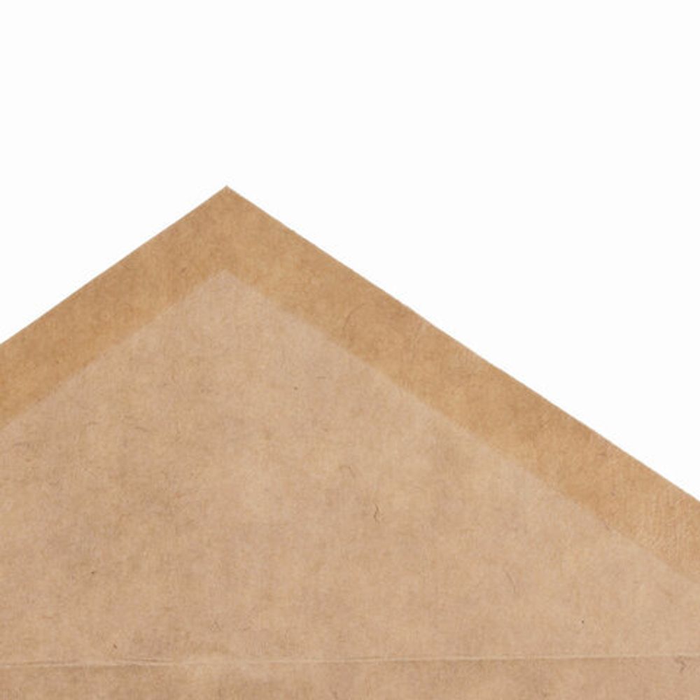 Конверты С6 (114х162 мм) КРАФТ, клей, 90 г/м2, КОМПЛЕКТ 1000 шт., треугольный клапан, 58211
