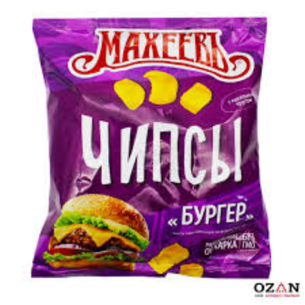 Чипсы картофельные Махеевъ Бургер 80 гр