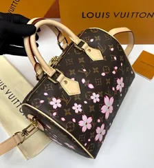 Сумка LOUIS VUITTON х TM Speedy 25, коричневый